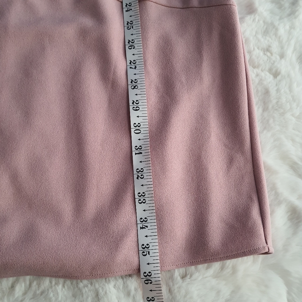 Sam Edelman Keyhole Straight Shift Dress Womens 10 Petal Pink Sleeveless VNeck - Picture 6 of 8